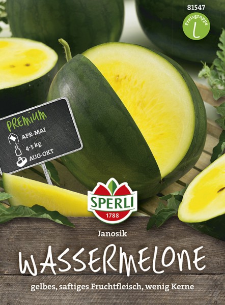 SPERLI Gelbfleischige Wassermelone 'Janosik'