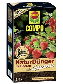 COMPO Bio Beeren Langzeit-Dünger mit Schafwolle - 2 kg